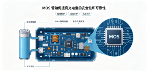 MOS管如何提高充电宝的安全性和可靠性