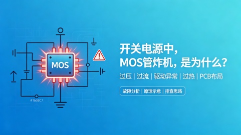 开关电源中，MOS管炸机，是为什么？